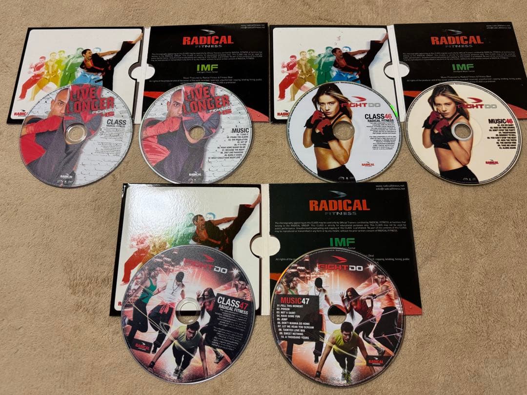 ラディカルフィットネス ファイドゥ FIGHT DO №45〜47 CD&DVD