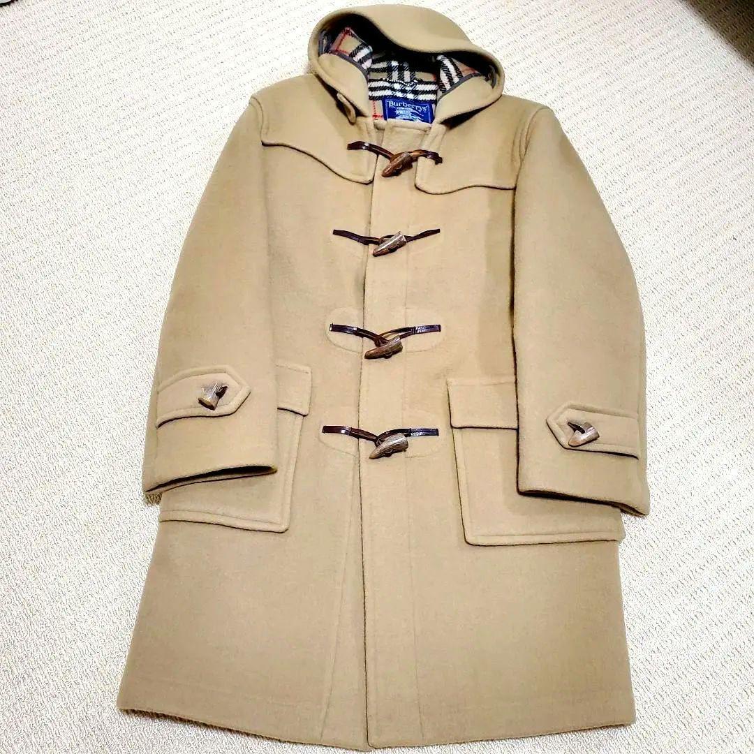 美品✨バーバリー ノバチェック ダッフルコート ロング 英国製 キャメル