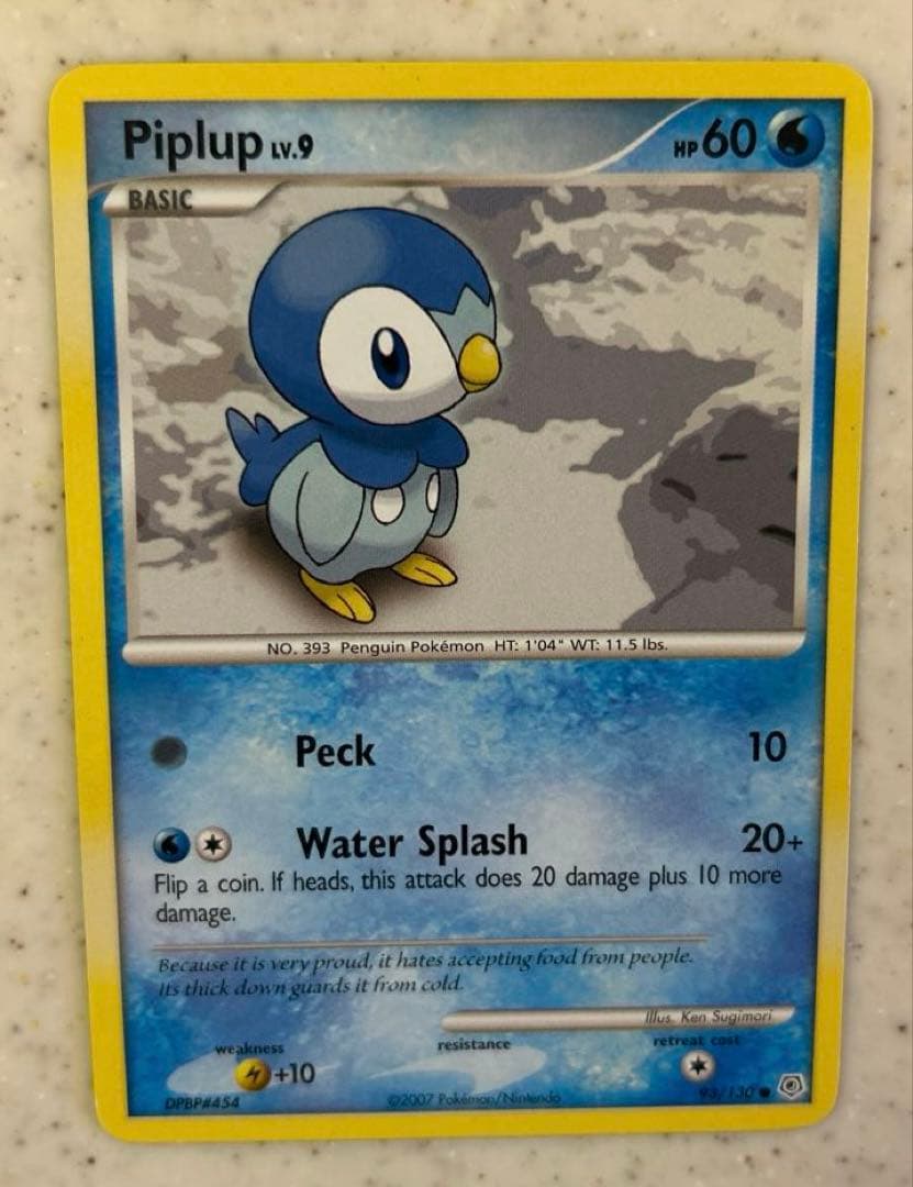 シンオウ御三家ポケモンカード3点セット【英語版】