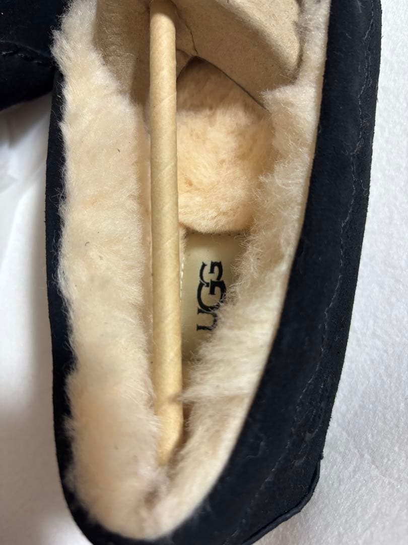 正規　UGG SCALLOPED MOC ブラック 7 アンスレー