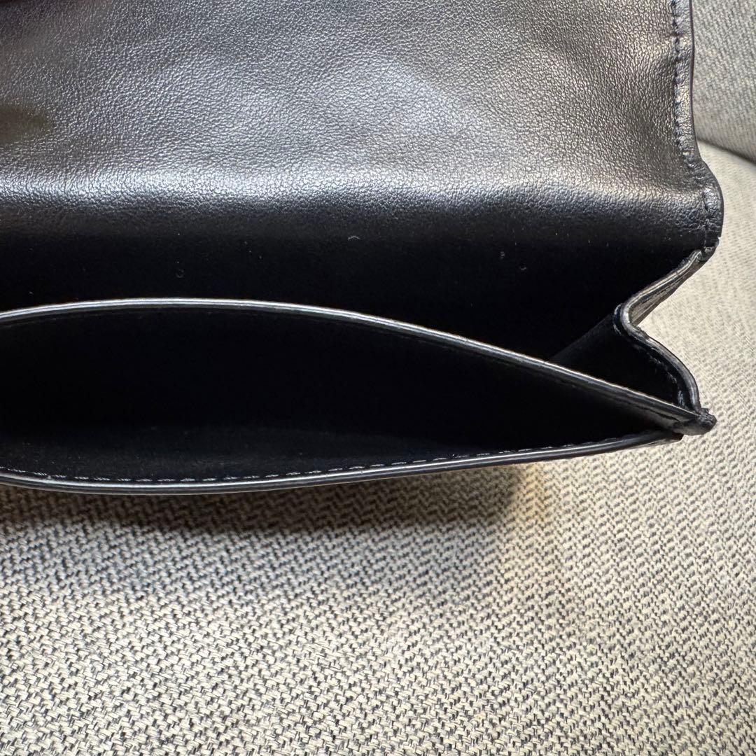 BOTTEGA VENETA イントレチャート カードケース 名刺⼊れ ブラック