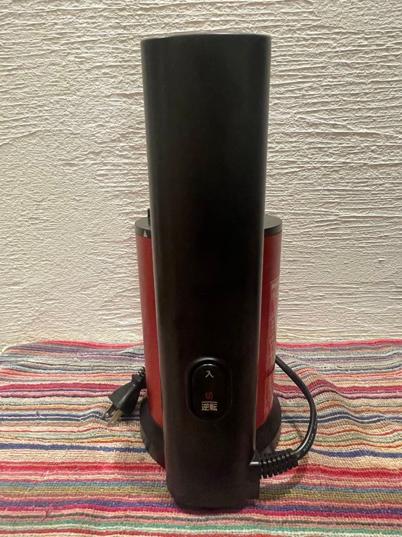 Panasonic MJ-L400 低速ジューサー レッド