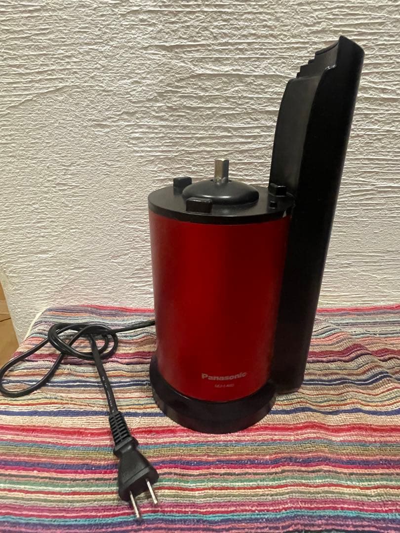 Panasonic MJ-L400 低速ジューサー レッド