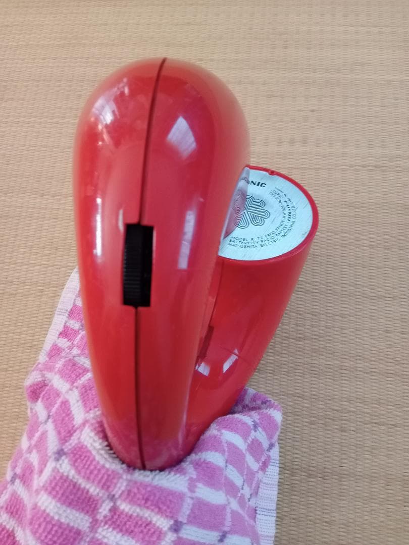 ナショナル パナソニック パナペットクルン Ｒ－７２（赤）