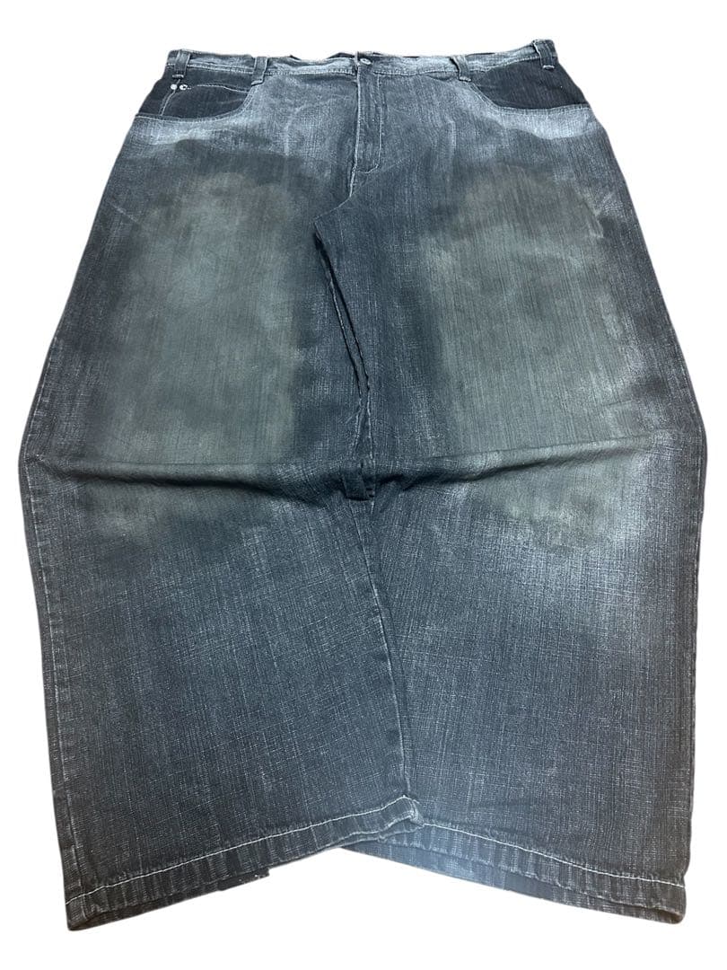 【希少】SouthPole 超極太 W46 黒タブ SK8 Y2K B系