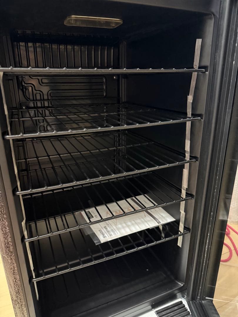 みゆの 冷蔵庫 75L 透明ガラスドア オフィス冷蔵庫 展示用 右開き