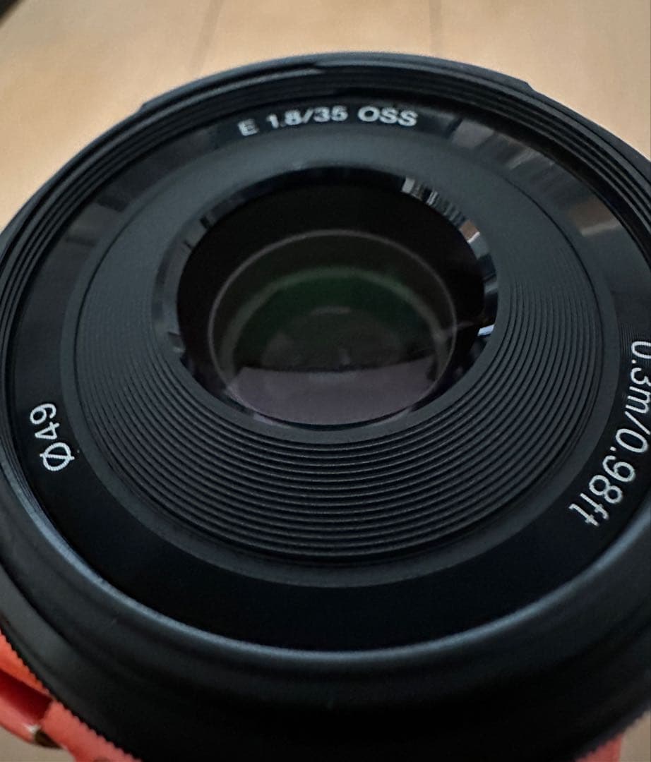 SONY E35mm F1.8 OSS レンズ PLフィルター付