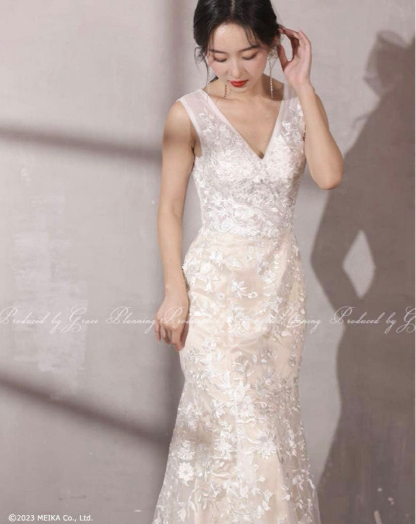 ウェディングドレス　前撮りドレス　マーメイドドレス