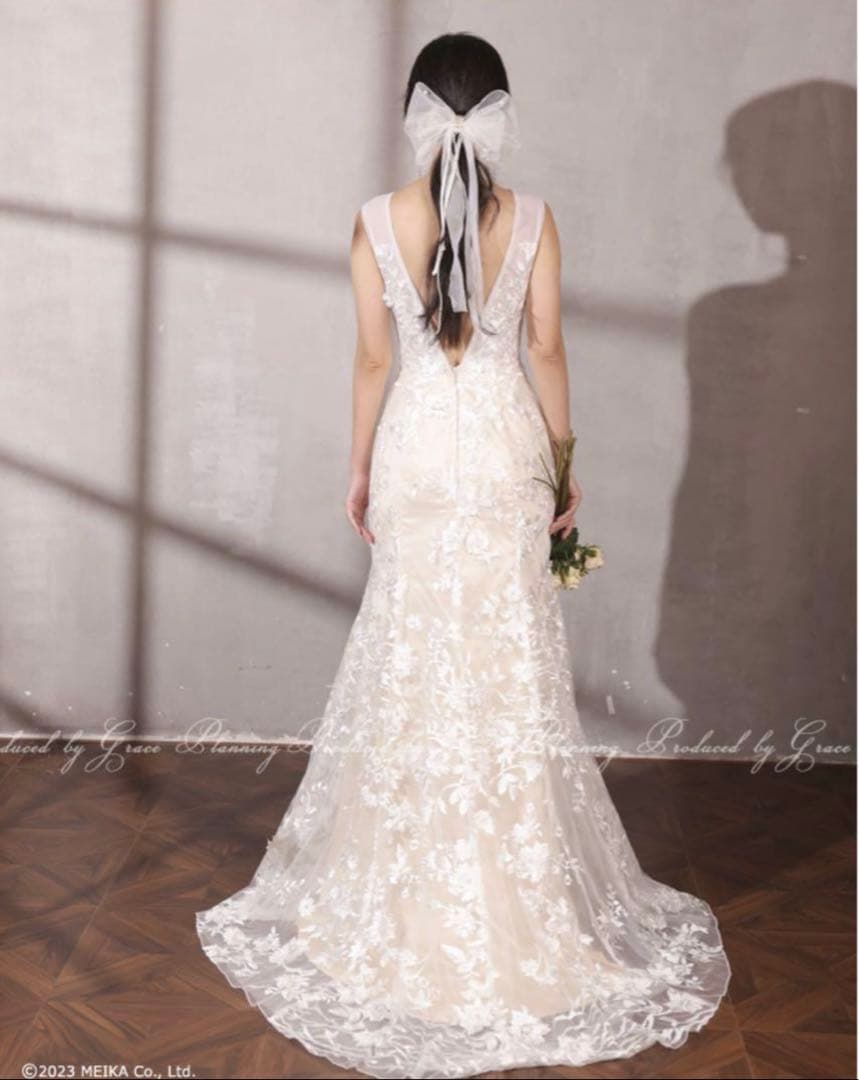 ウェディングドレス　前撮りドレス　マーメイドドレス