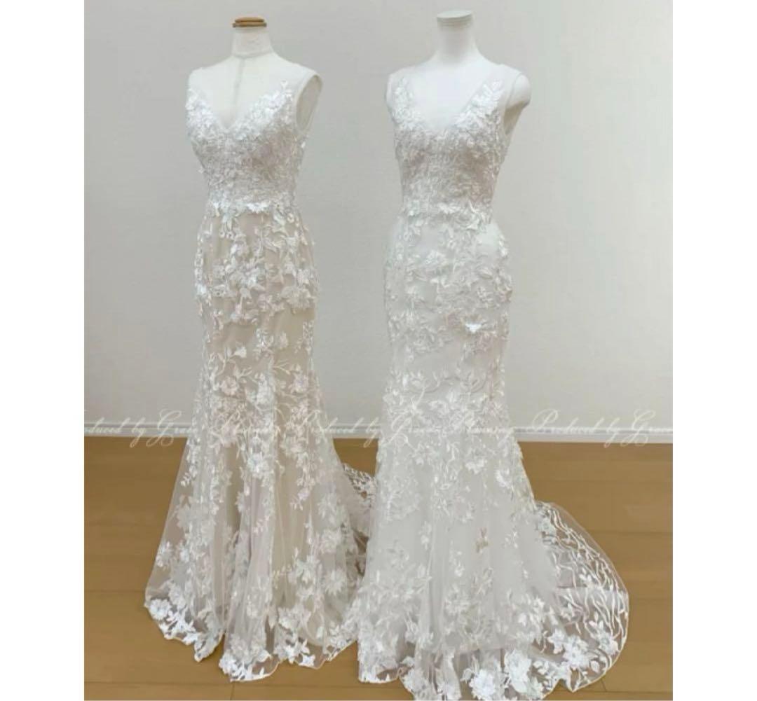 ウェディングドレス　前撮りドレス　マーメイドドレス