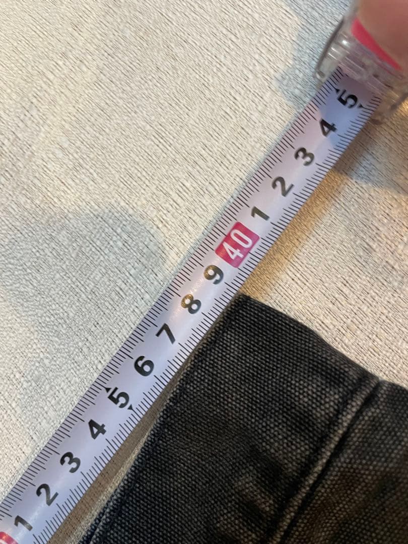 激渋　90s カーハート　ダブルニー　ワークパンツ　デニム　フェード　BO1