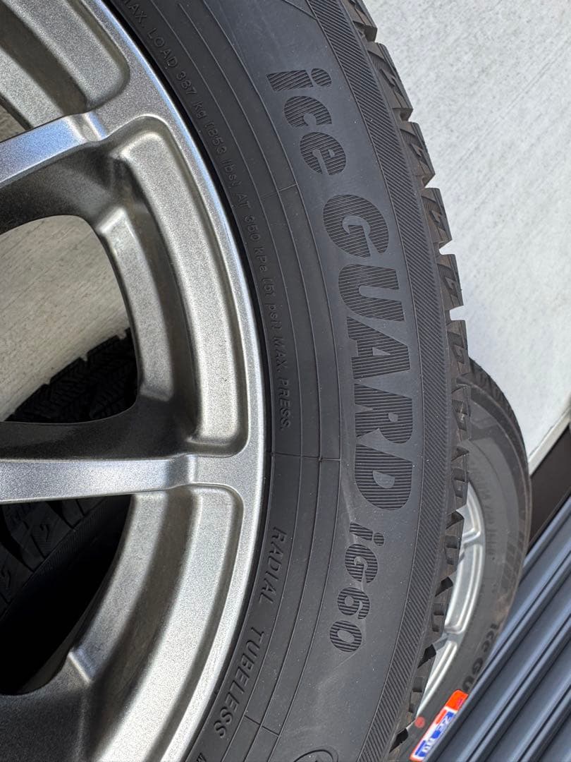 中古スタッドレスアルミ付き155/65R14ヨコハマ　軽自動車用４本セット