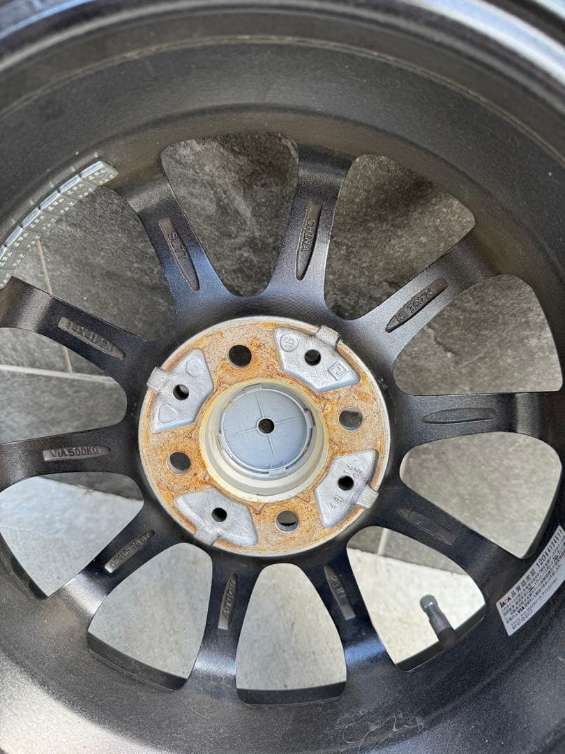 中古スタッドレスアルミ付き155/65R14ヨコハマ　軽自動車用４本セット