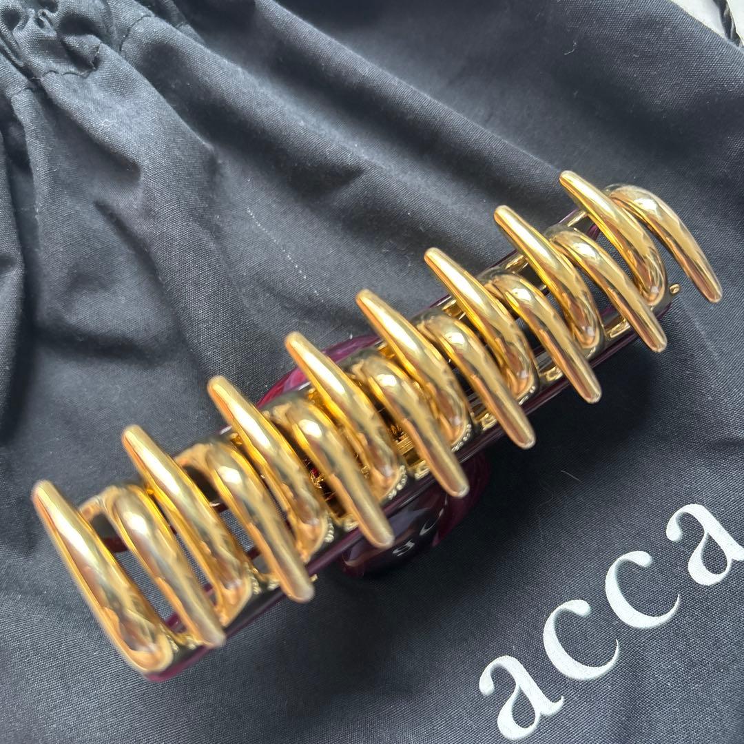 acca ヘアクリップ　Lサイズ　美品