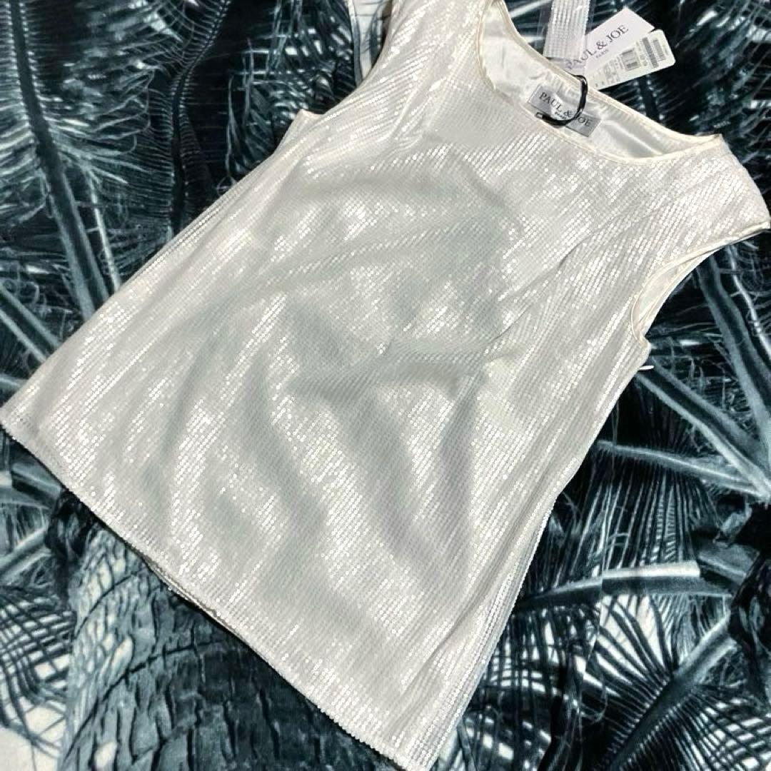 タグ付 新品 未使用品 PAUL & JOEスパンコール シルク チュニック