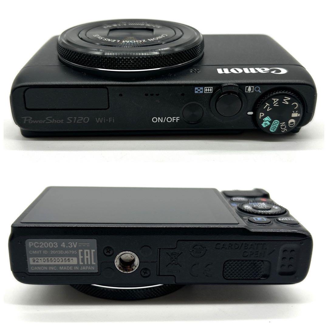 Canon キャノン PowerShot S120 ブラック デジカメ WiFi