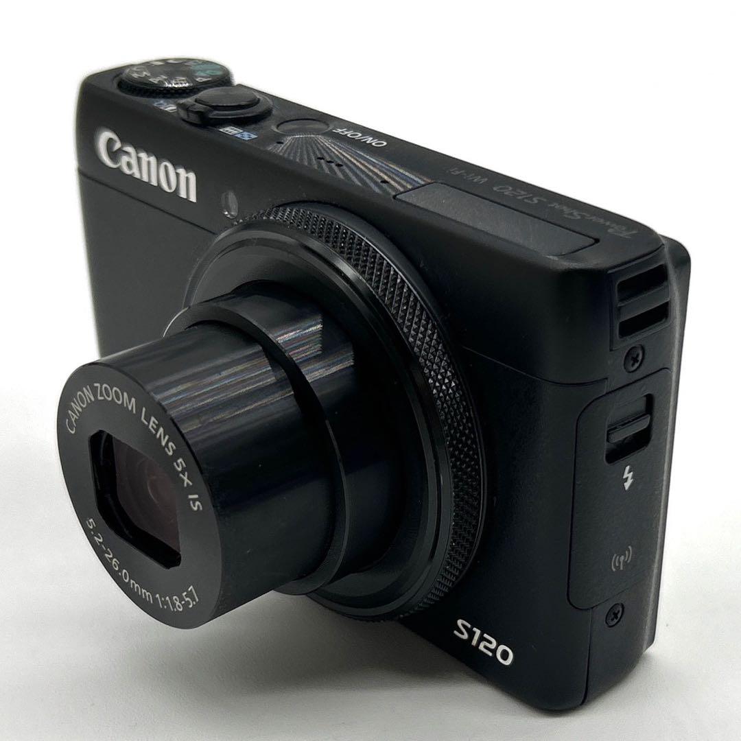 Canon キャノン PowerShot S120 ブラック デジカメ WiFi