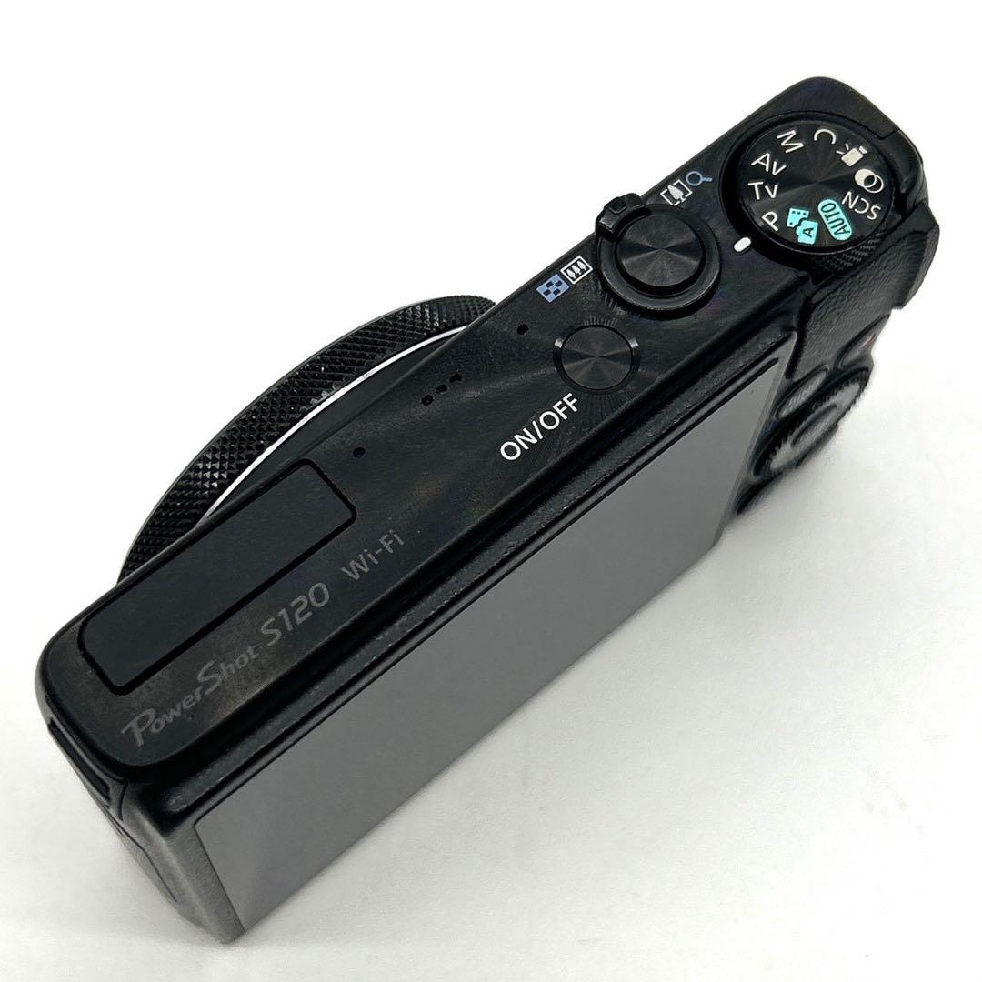 Canon キャノン PowerShot S120 ブラック デジカメ WiFi