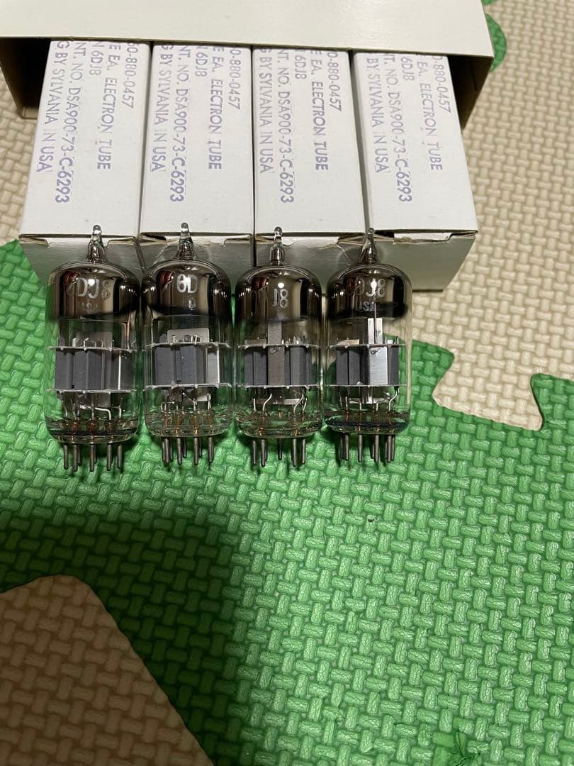JAN 6DJ8 (6922/ECC88) 真空管4本セット USA製