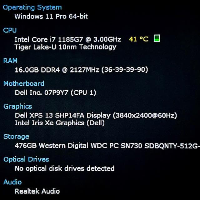 プレミアムモバイルXPS！i7/512G/16G/4K/タッチパネル/DELL