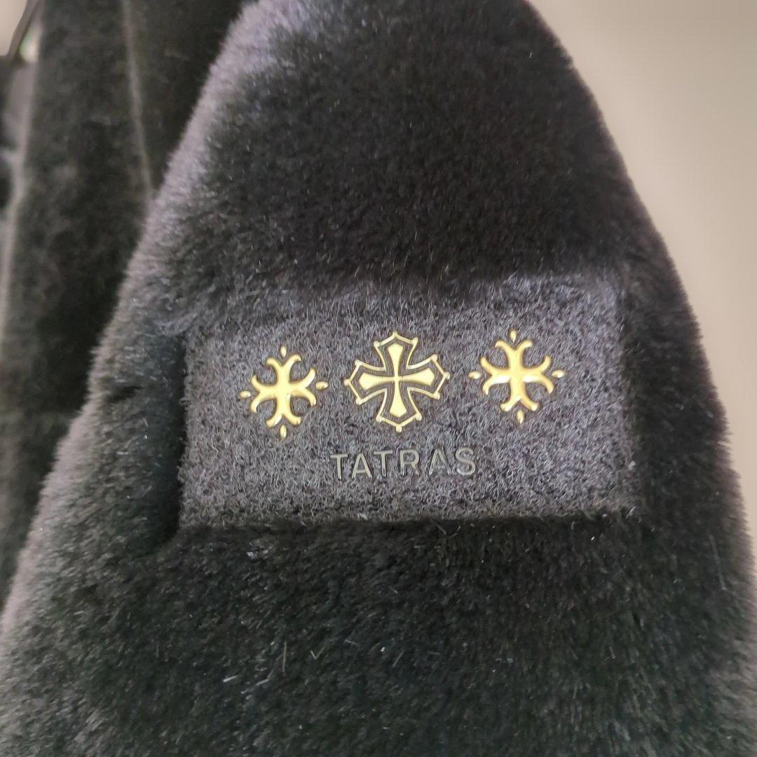 ★美品★TATRAS ブラックファーコートS