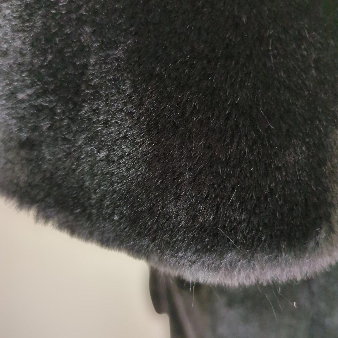 ★美品★TATRAS ブラックファーコートS