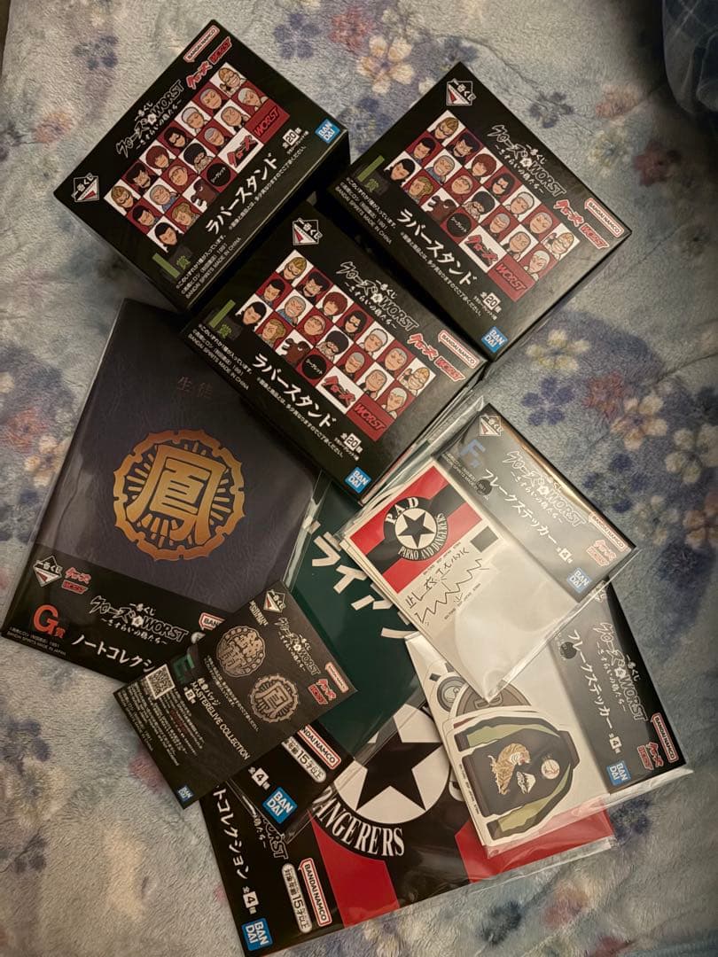 一番くじ　クローズ & WORST　A賞　C賞　D賞　ラストワン　E賞　おまけ付