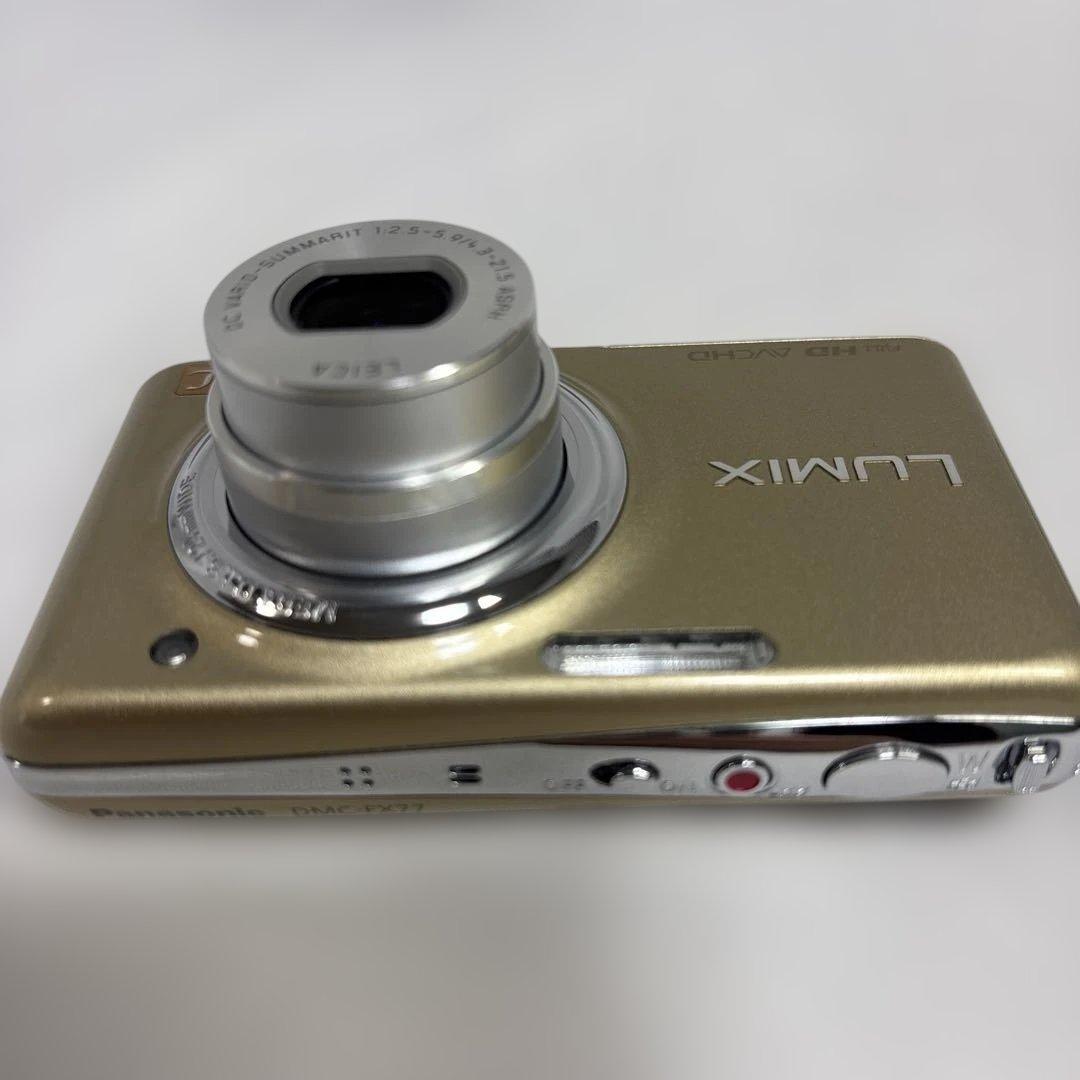 美品 Panasonic LUMIX DMC-FX77 デジタルカメラ　ゴールド