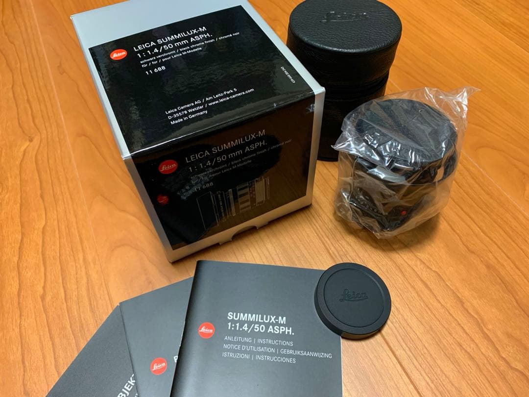 【新品】世界限定500本 Leica Summilux Black Chrome