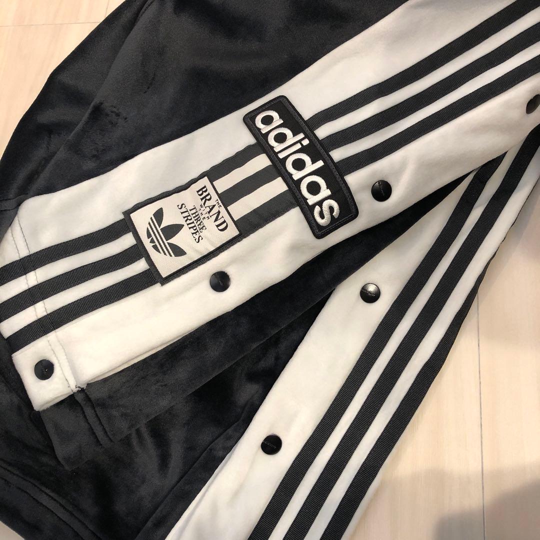 adidas アディダス　ADIBREAK アディブレイクベロアトラックパンツL