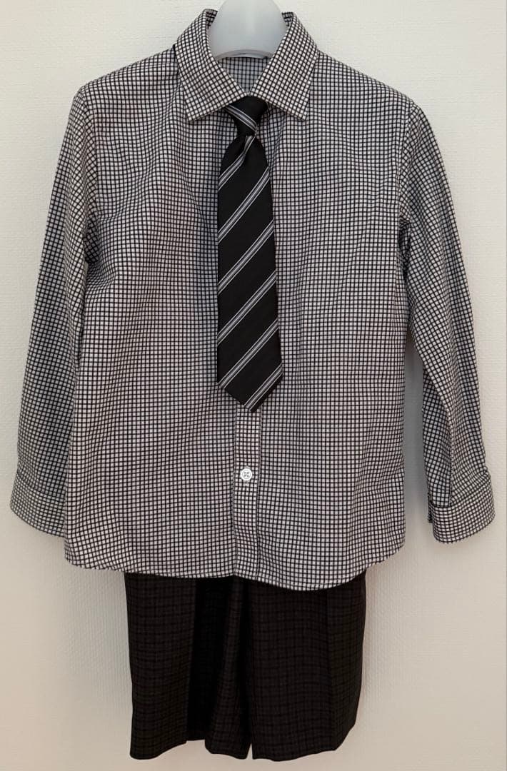 【美品】CHOPIN blue フォーマルスーツ 120男の子 ブラック