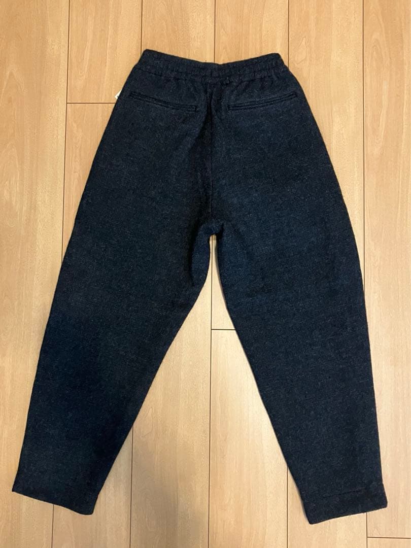 【新品】再生ウール混二重織りパンツ　無印良品