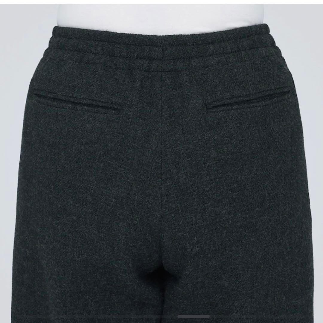 【新品】再生ウール混二重織りパンツ　無印良品