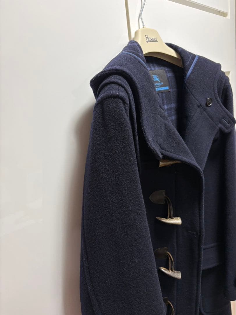 バーバリーロンドン ブルーレーベル ダッフルコート ネイビー Mサイズ