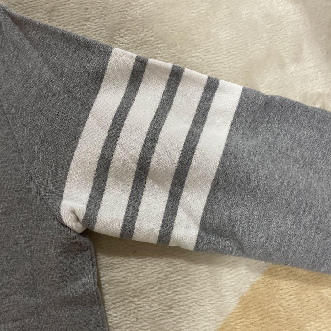 （新品）トムブラウン Thom Browne スウェット 0サイズ ライトグレー