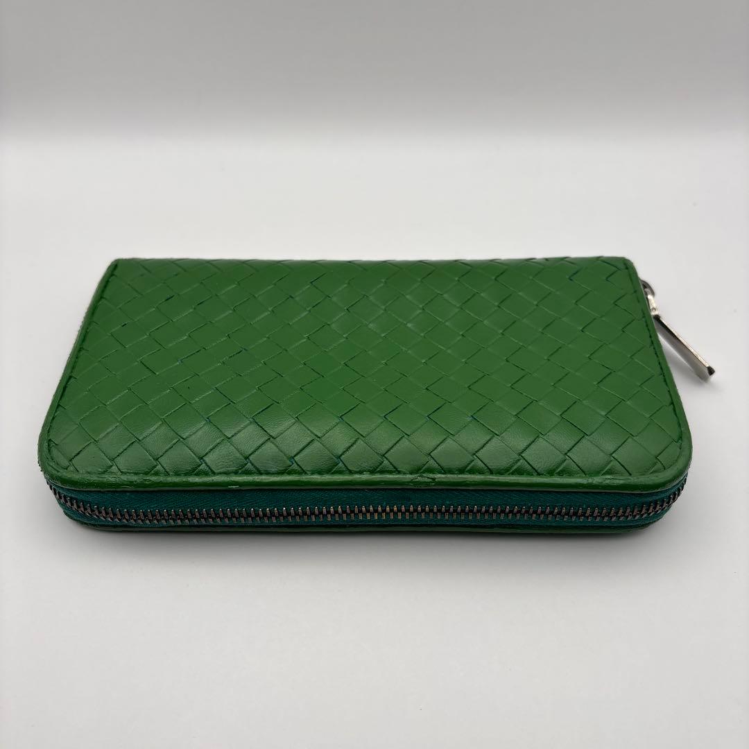 ◆正規品◆ボッティガヴェネタイントレチャート ラウンドファスナー長財布オマケ付き