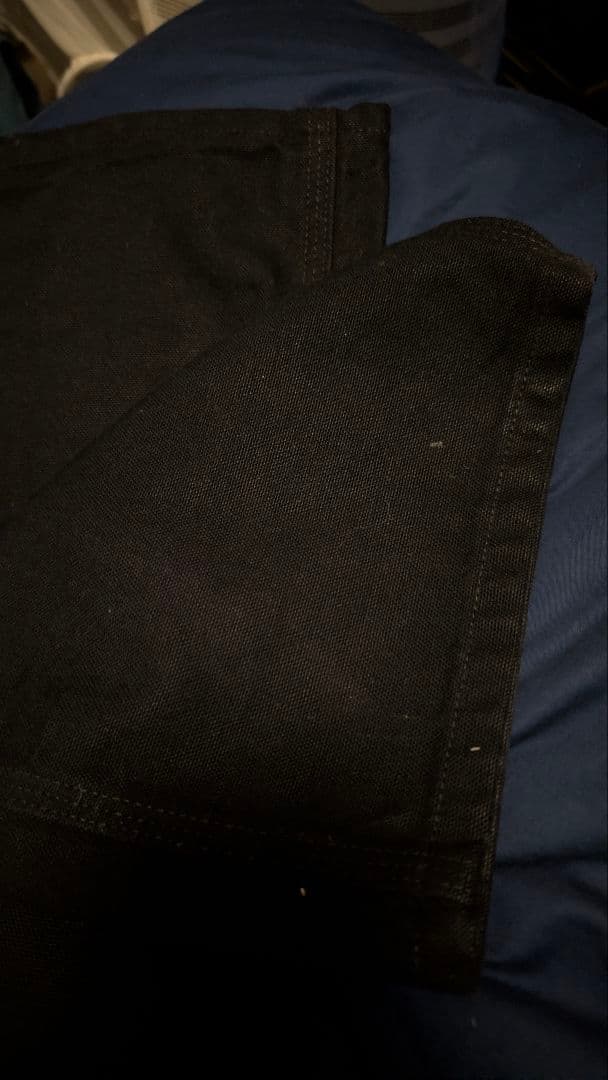 Carhartt ダブルニー　ブラック　B01　34×32　メキシコ製