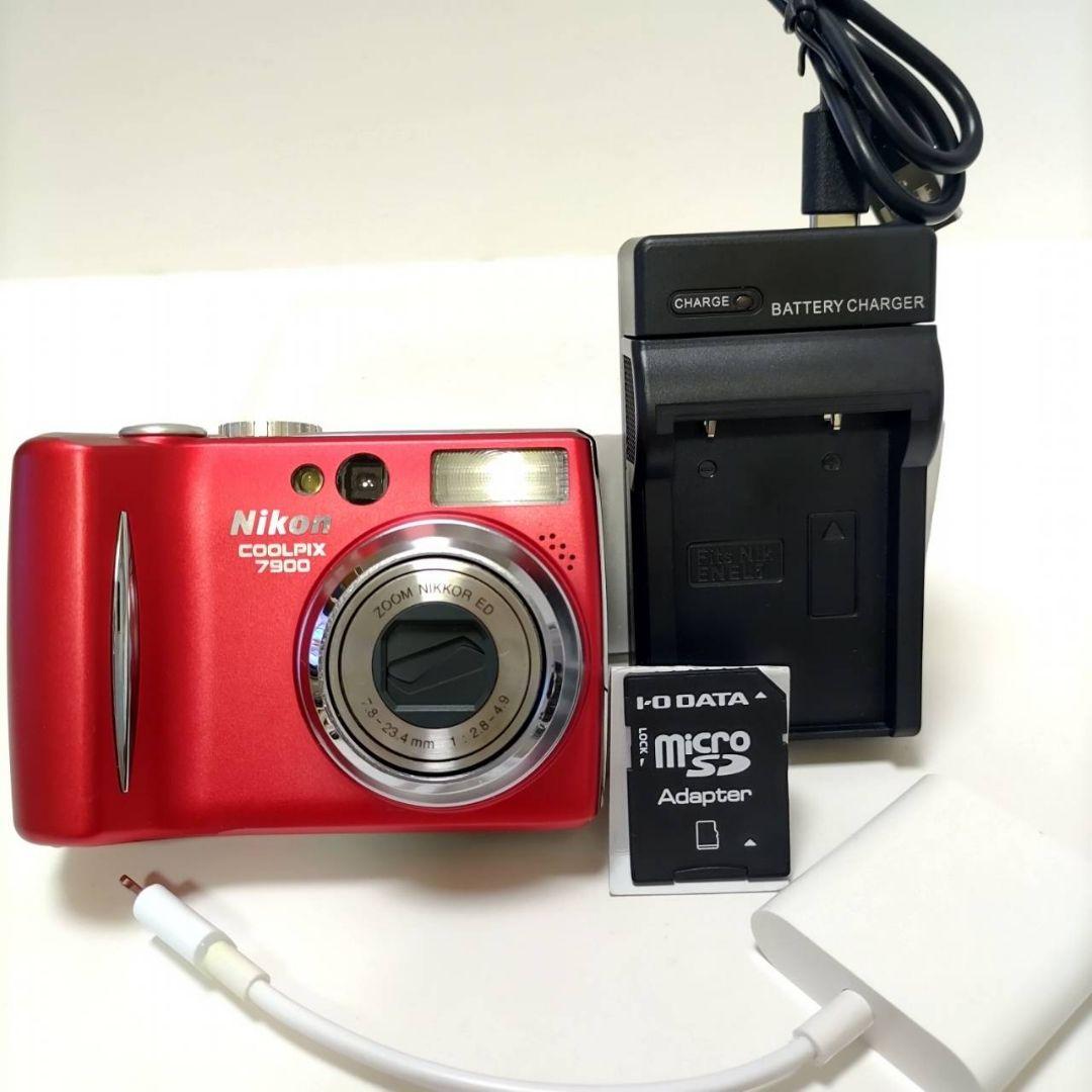 動作確認済み ニコン COOLPIX 7900 オールドコンデジ デジカメ