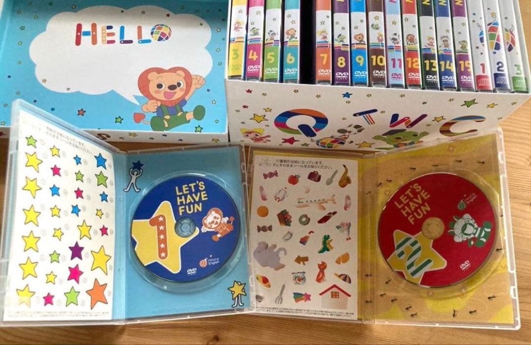 ミライコEnglish DVD・CDセット