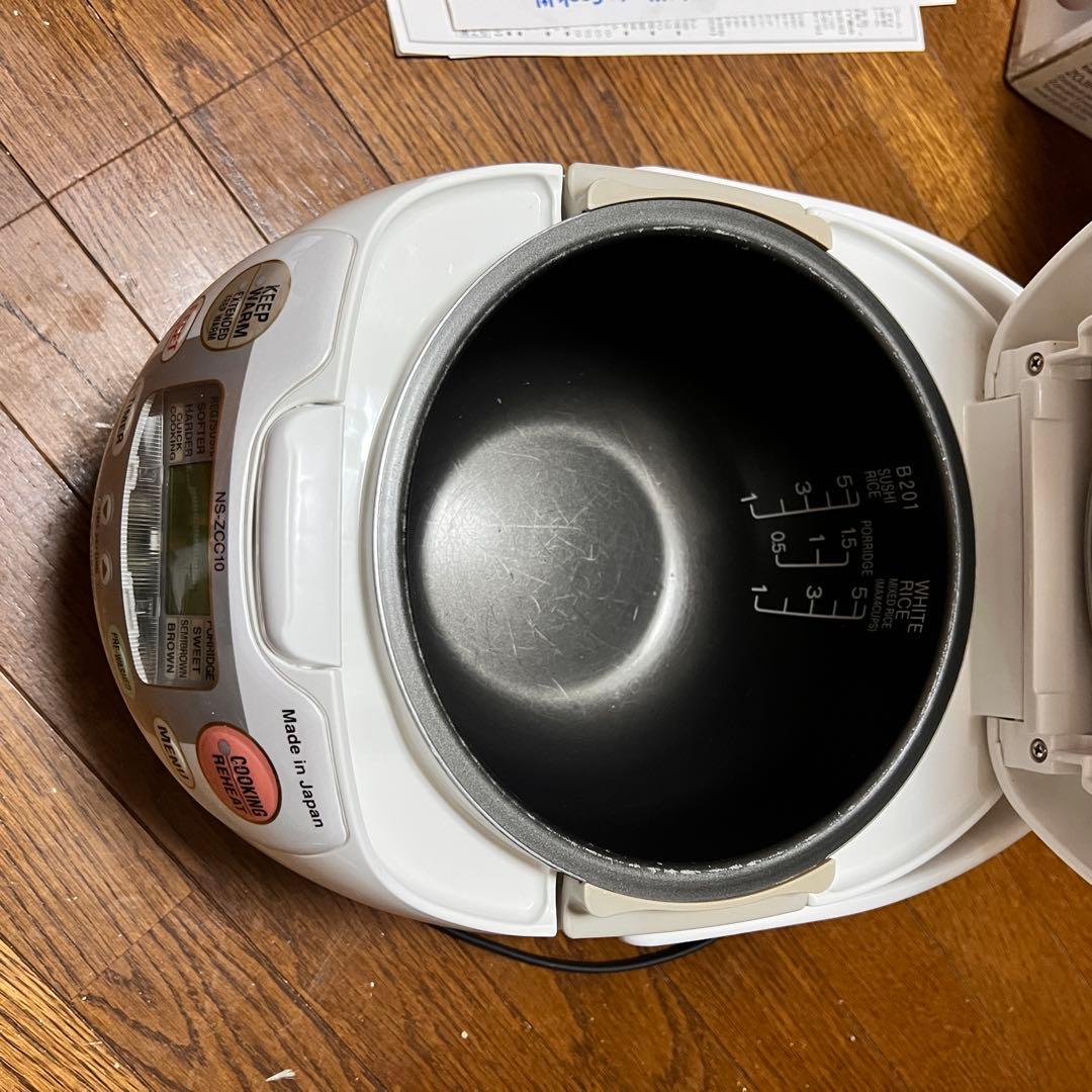 象印 炊飯器 NS-ZCC10 Rice Cooker 英語 English