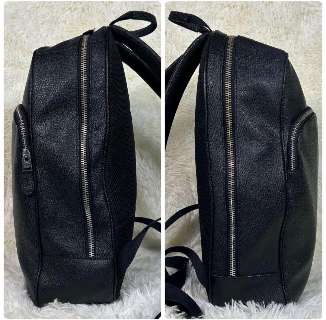 コーチ　リュック　グラハム　ガンメタル　ベケット　レザー　ブラック