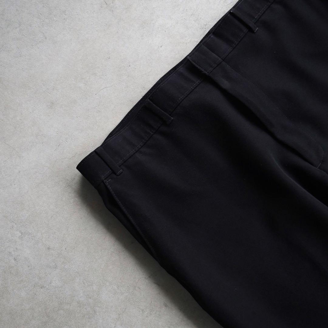 90s リーバイスアクションスラックス ブラック黒 USA W38L29 OVY