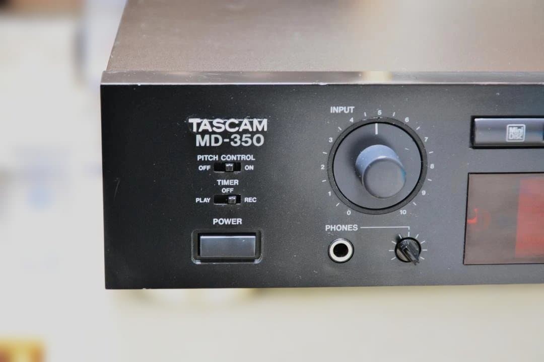 TASCAM MD-350 MDデッキ（業務用）