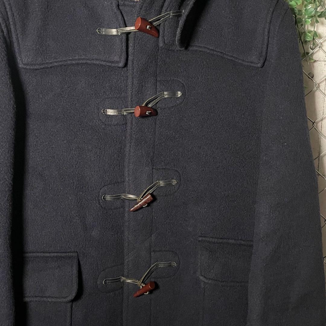 90s Gloverall グローバーオール ダッフルコート 裏地チェック XL