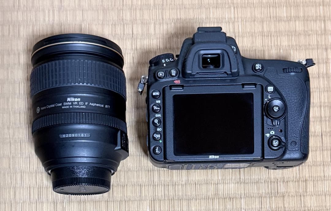 新品級 ニコン D750 24-120 VR レンズキット 7,629ショット