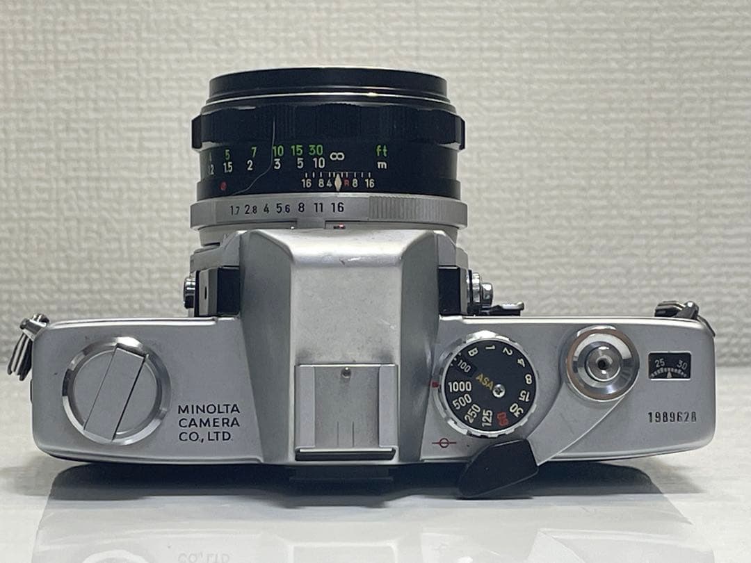 フィルムカメラ minolta SRT101 MC Rokkor-PF 1:1.7 55mm