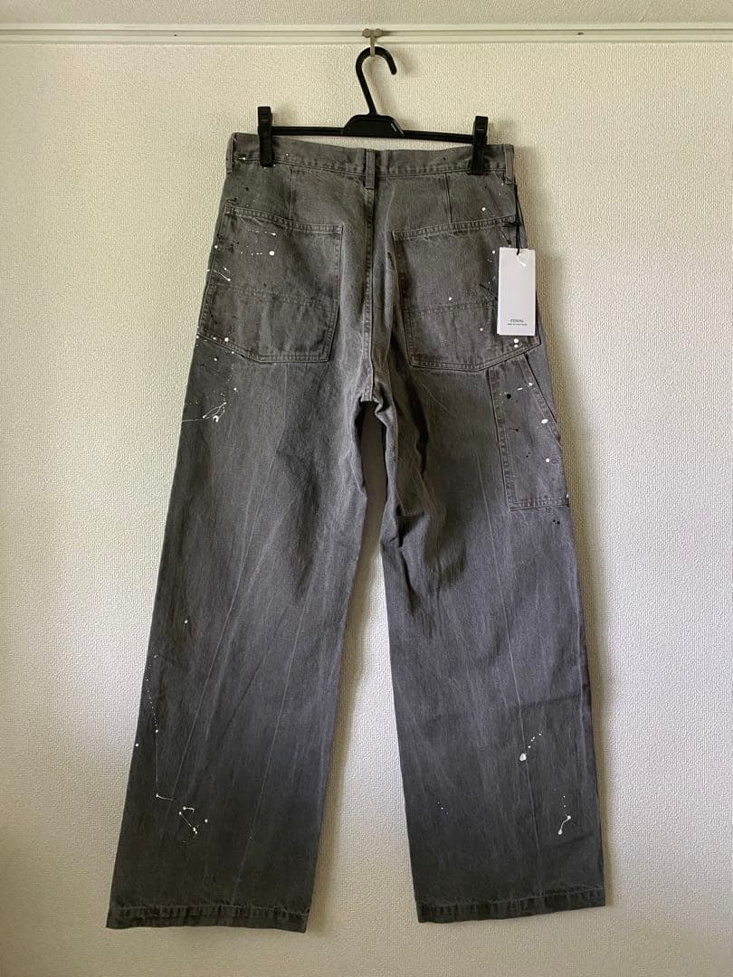 ensou. SPLASH PAINTER JEANS デニムパンツ 柿の葉