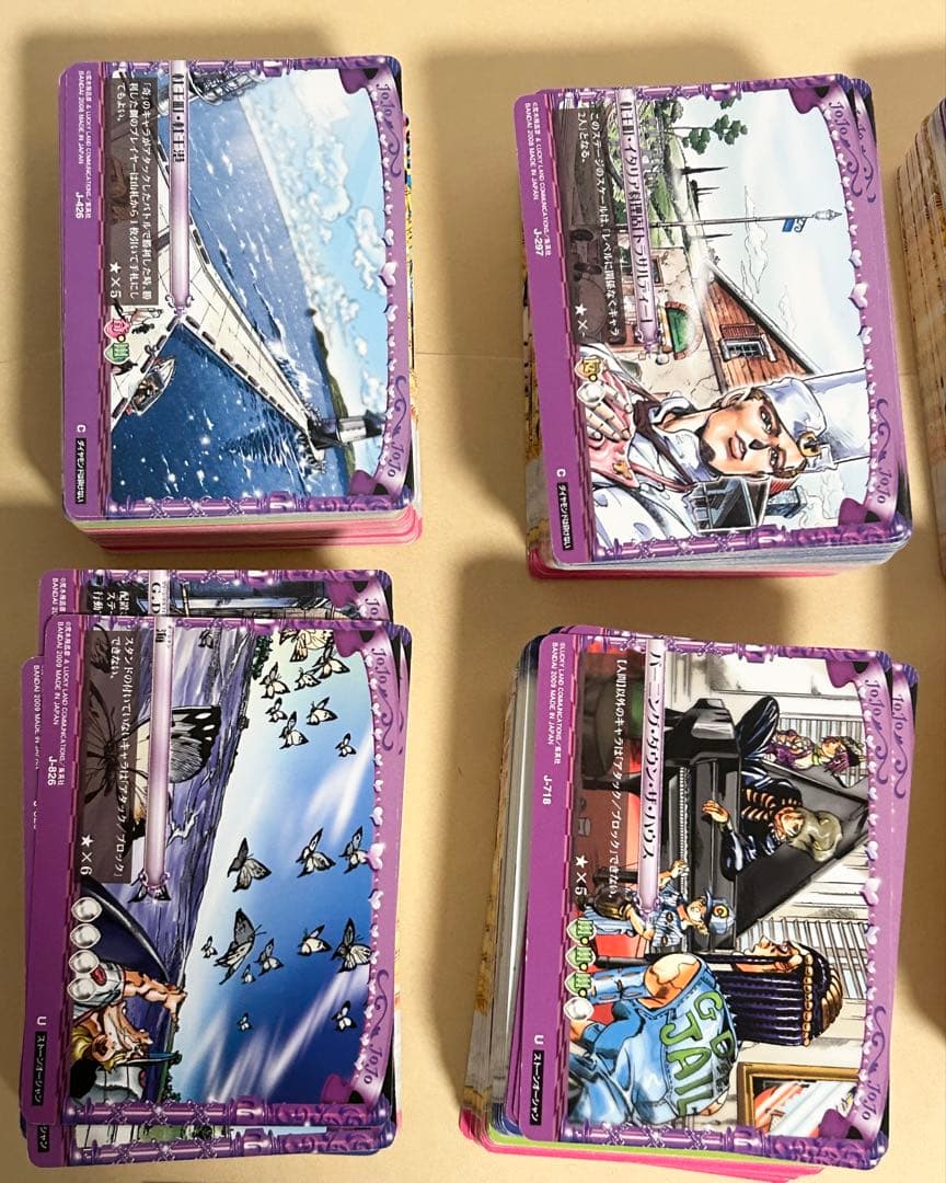 ジョジョの奇妙な冒険　abc カード　まとめ売り　1弾から8弾　約800枚　他
