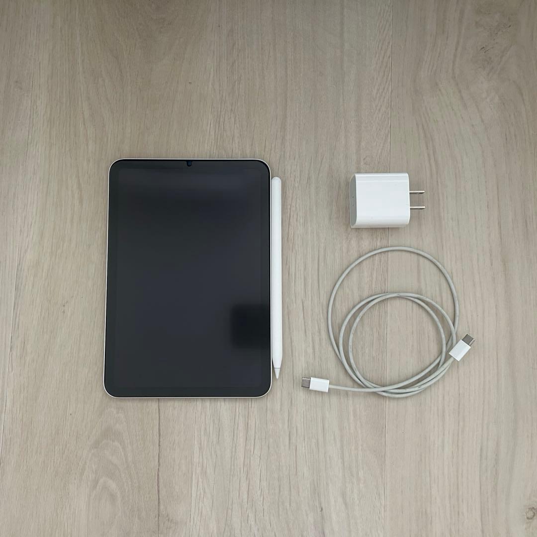 美品Apple iPad mini 6 本体 + アップルペンシル2 セット