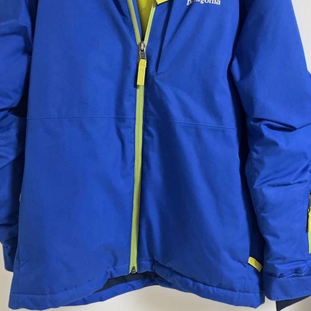 【美品　撥水加工済】　パタゴニア　ボーイズ　M スキー　スノーボード　ウェア
